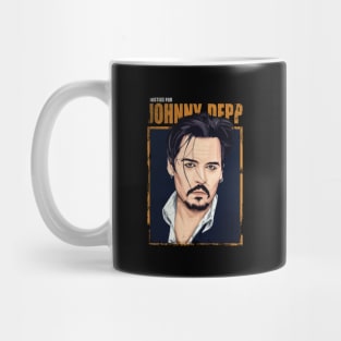 Justice for Johnny Depp Poster Mug